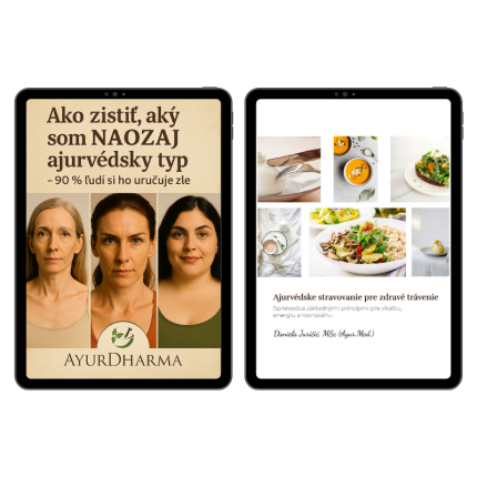 Ajurvédske eBooky – stravovanie a určenie typu